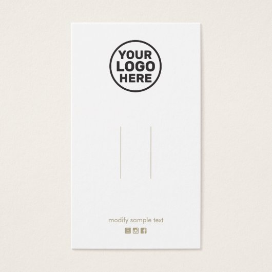 ロゴ付きヘアクリップアクセサリディスプレイの追加 (正面)