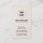 ロゴ付きホームベースのモダンビジネス 割引カード (裏面)