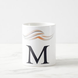 ロゴ付きマグカップ"M" コーヒーマグカップ