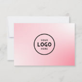 ロゴ付きミニマルなビジネスギフト証明書 (裏面)