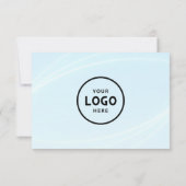 ロゴ付きミニマルなビジネスギフト証明書 (裏面)