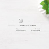 ロゴ付きミニマルジュエリーイヤリングディスプレイ (デスク)