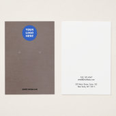 ロゴ付きループのイヤリングディスプレイカードの追加 (正面&裏面)