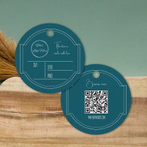 ロゴ付き丸いガソリンブルーつるラベル