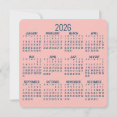 ロゴ付き予定表のビジネス用挨拶 – 応援 シーズンカード (裏面)