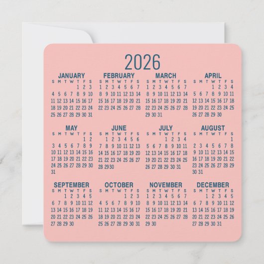 ロゴ付き予定表のビジネス用挨拶 – 応援 シーズンカード (裏面)