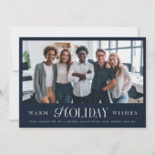 ロゴ付き会社写真クリスマスカード シーズンカード (正面)