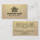 ロゴ付き便利屋 名刺 (正面/裏面)