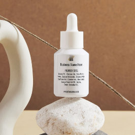 ロゴ付き原料リストのWebサイト（ホワイト） スクエアシール