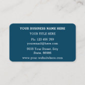 ロゴ付き名刺2色 – 色の選択 名刺 (正面)