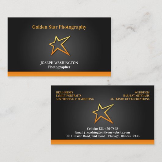 ロゴ付き名刺 名刺 (正面/裏面)