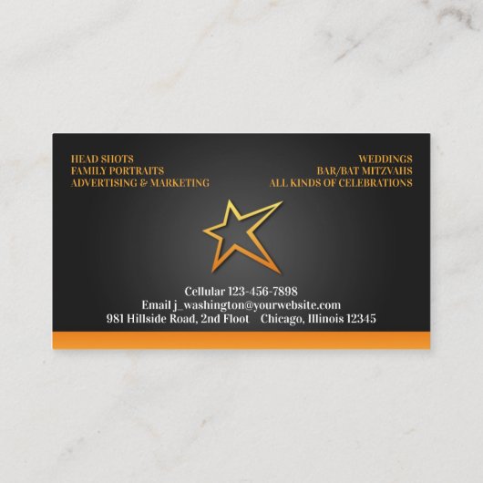 ロゴ付き名刺 名刺 (裏面)