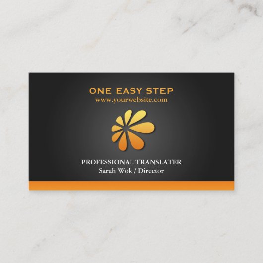 ロゴ付き名刺 名刺 (正面)