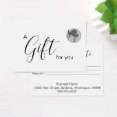 ロゴ付き商品券 (デスク)