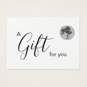 ロゴ付き商品券 (正面)