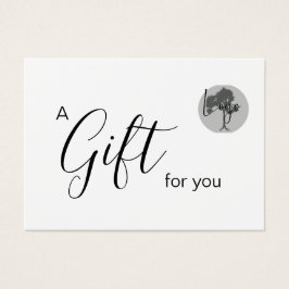 ロゴ付き商品券