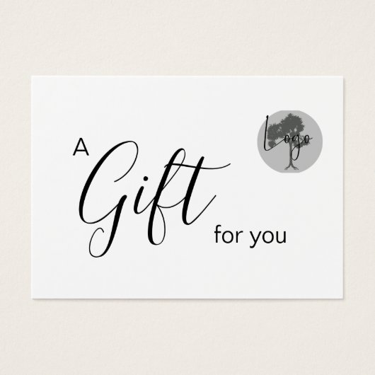 ロゴ付き商品券 (正面)