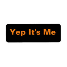 ロゴ付き四角形シール