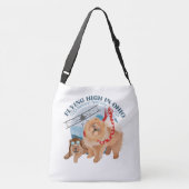 ロゴ付き大型クロスボディトートバッグ クロスボディバッグ (裏面)