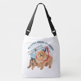 ロゴ付き大型クロスボディトートバッグ クロスボディバッグ