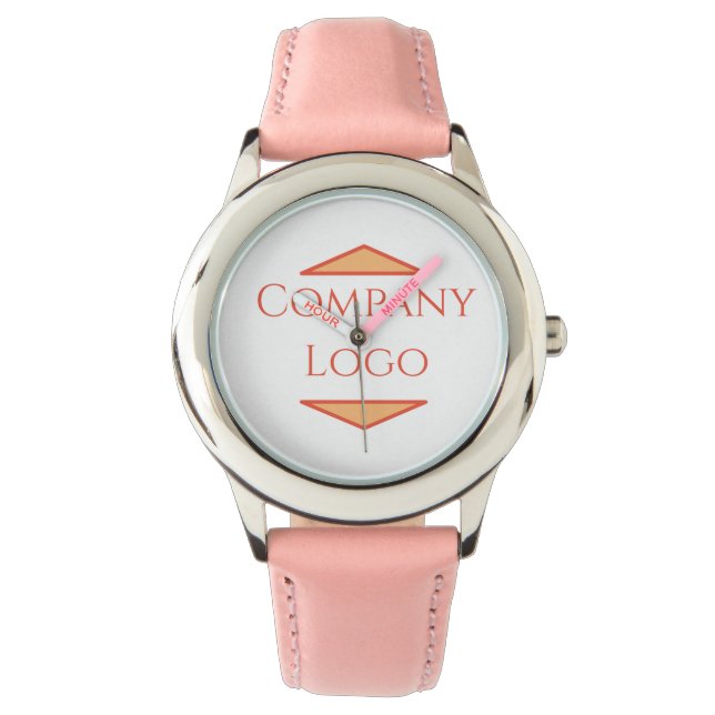 ロゴ付き女カスタムの子の高級ウォッチパーソナライズされた 腕時計 (正面)