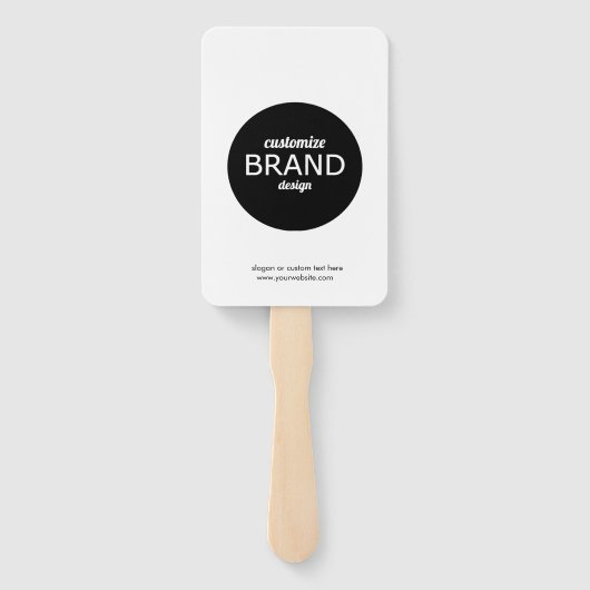 ロゴ付き宣伝用ハンドファン |ミニマモダンリスト ハンドファン (裏面)