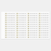 ロゴ付き改ざん防止シールはちみつ瓶セキュリティリッド ラベル (シート)