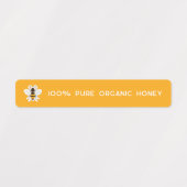 ロゴ付き改ざん防止シールはちみつ瓶セキュリティリッド ラベル (デザイン1)