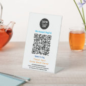 ロゴ付き非接触型業務用台座看板 台座サイン (インサイチュ)