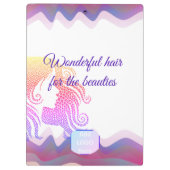 ロゴ付きBusiness Rainbow Clipboard クリップボード (裏面)