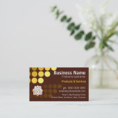 ロゴ付きChocoraドット/名刺 名刺 (スタンド正面)