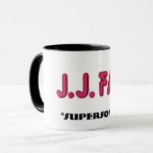 ロゴ付きJ.J. FAD RINGER MUG マグカップ (正面左)
