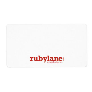 ロゴ付きRubyレーン大型出荷ラベル ラベル