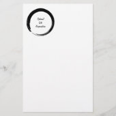 ロゴ付きZen Circle v2 便箋 (正面)