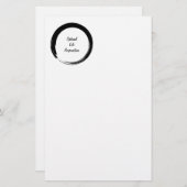 ロゴ付きZen Circle v2 便箋 (正面/裏面)