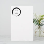 ロゴ付きZen Circle v2 便箋 (スタンド正面)