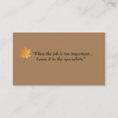 ロゴ付カスタマイズき両面名刺 名刺 (裏面)