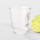 ロゴ企業のとカスタマイズ詳細 ショットグラス (左)