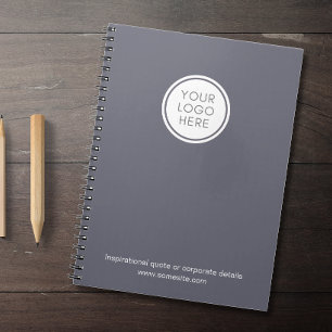 ロゴ企業のとビジネス情報を含むノートブック ノートブック