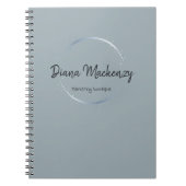 ロゴ企業のとビジネス情報を含むノートブック ノートブック (正面)