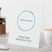 ロゴ企業のの追加プロフェッショナル 台座サイン (インサイチュ)