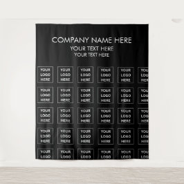 ロゴ企業のステップリピートイベント背景タペストリー タペストリー