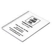 ロゴ企業のブランドカンパニーリトリートキープサケ ノートブック (左側)