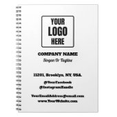 ロゴ企業のブランドカンパニーリトリートキープサケ ノートブック (正面)