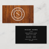 ロゴ企業の素朴 名刺 (正面/裏面)