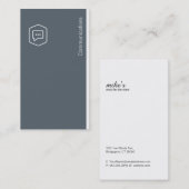 ロゴ企業の(カデット) 名刺 (正面/裏面)