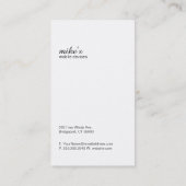 ロゴ企業の(カデット) 名刺 (裏面)