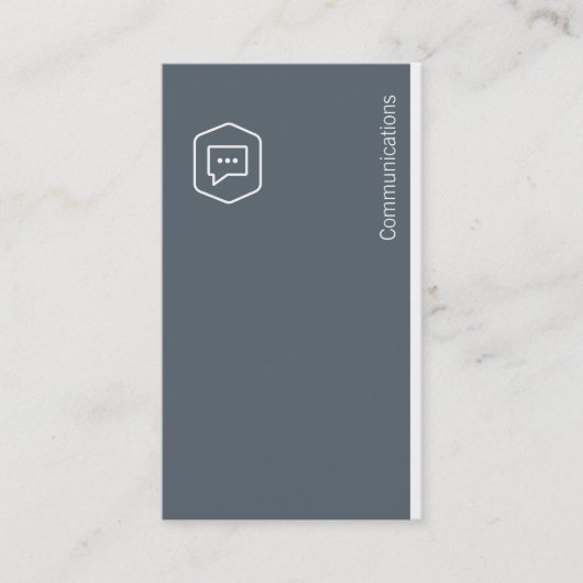 ロゴ企業の(カデット) 名刺 (正面)