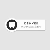 ロゴ会社のスタッフの従業員の任意の色 名札 (正面)