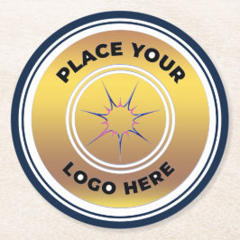 ロゴ会社のビジネス促進カスタム ラウンドペーパーコースター